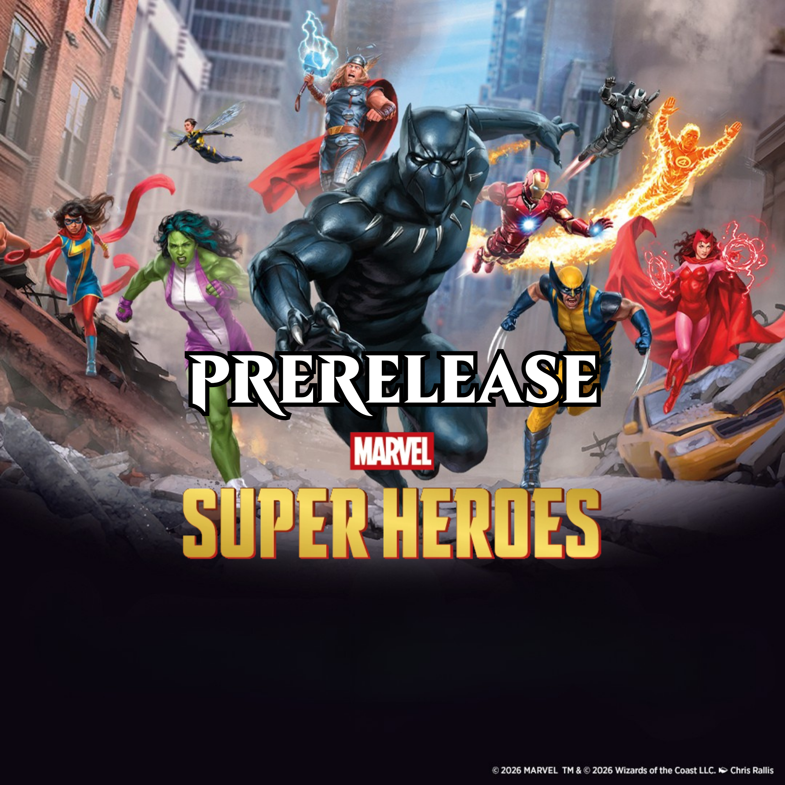Magic: The Gathering Marvel Super Heroes Prerelease Sun June 21 @12pm